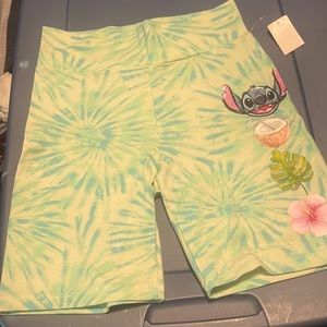 Stitch biker shorts